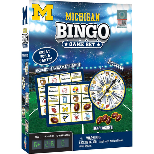 Michigan Wolverines NCAA Bingo Game - for just $12.99! 