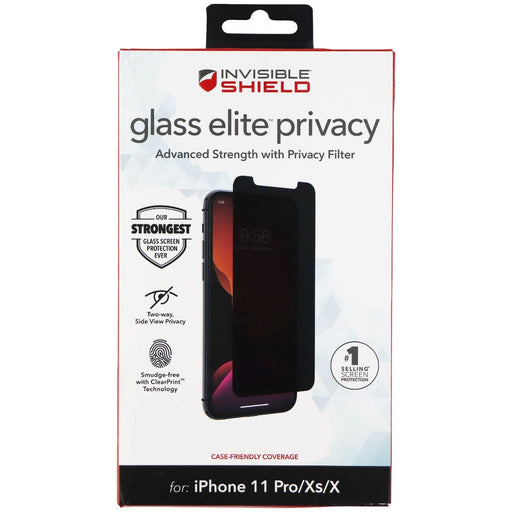 ZAGG InvisibleShield Glass Elite Privacy Screen Protector for iPhone 11 Pro/Xs/X - for just $19.49! 