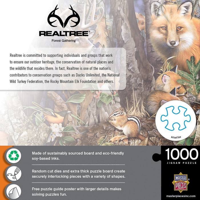 Realtree - Forest Gathering 1000 Piece Jigsaw Puzzle - for just $16.99! 
