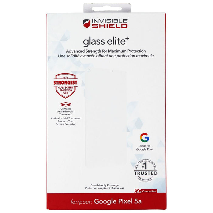 ZAGG InvisibleShield (Glass Elite+) Screen Protector for Google Pixel 5a - Clear - for just $19.95! 