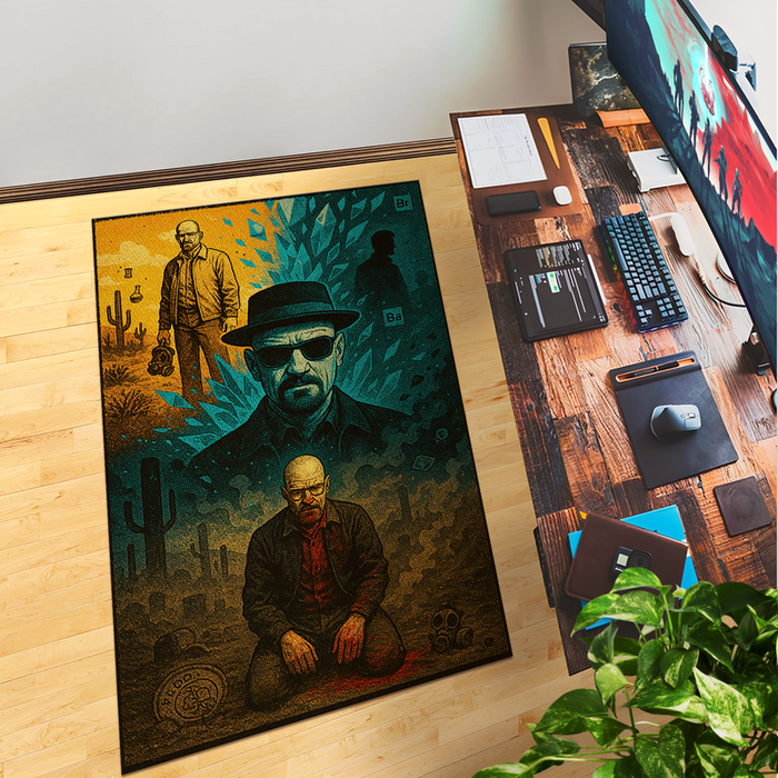 Breaking Bad Inspired Decor Rug- 62x40 inches - for just $44.99! 