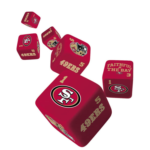 San Francisco 49ers Dice Set - 19mm - for just $7.99! 