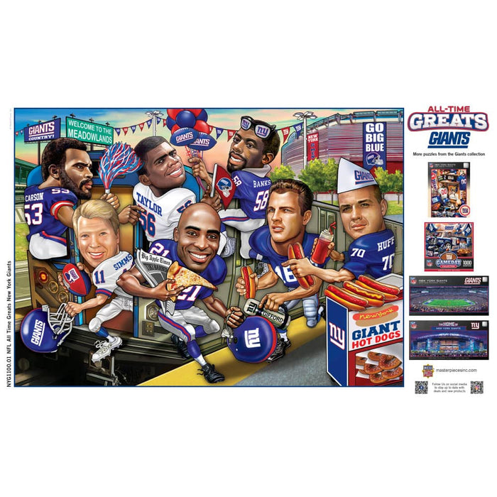 New York Giants - All-Time Greats 500 Piece Jigsaw Puzzle - for just $19.99! 