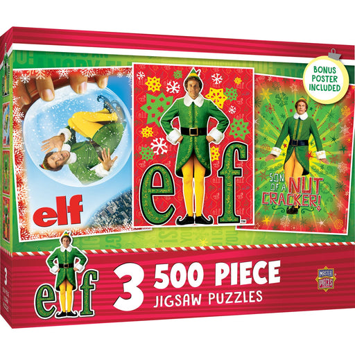 Elf - 500 Piece Jigsaw Puzzles 3 Pack - Just $24.99! Shop now at Retro Gaming of Denver