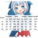 Hololive Gawr Gura Shark Cosplay - Complete Set with Tail - for just $27.99! 