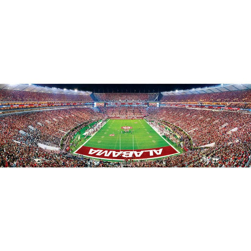 Alabama Crimson Tide - 1000 Piece Panoramic Jigsaw Puzzle - End View - for just $19.99! 