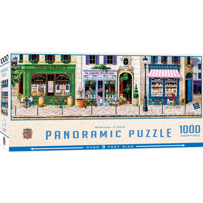 Afternoon in Paris 1000 Piece Panoramic Jigsaw Puzzle - Just $14.99! Shop now at Retro Gaming of Denver