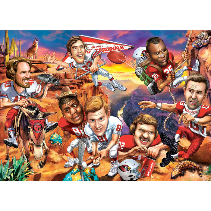 Arizona Cardinals - All Time Greats 500 Piece Jigsaw Puzzle - Just $19.99! Shop now at Retro Gaming of Denver