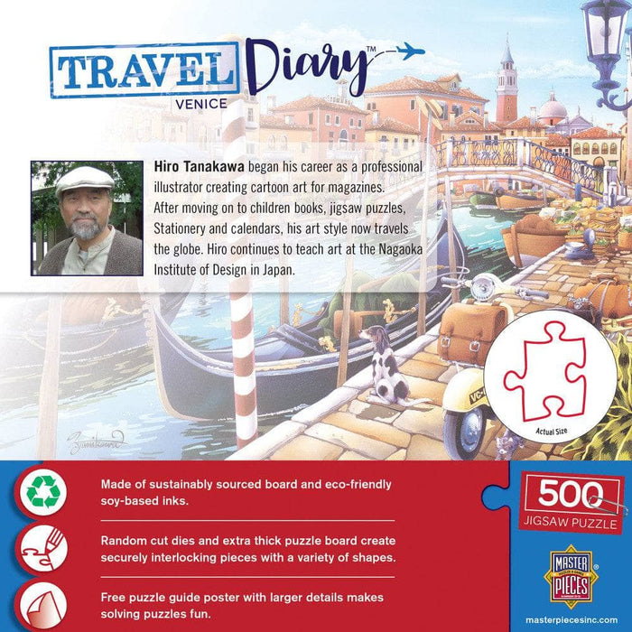 Travel Diary - Venice 500 Piece Jigsaw Puzzle - for just $14.99! 