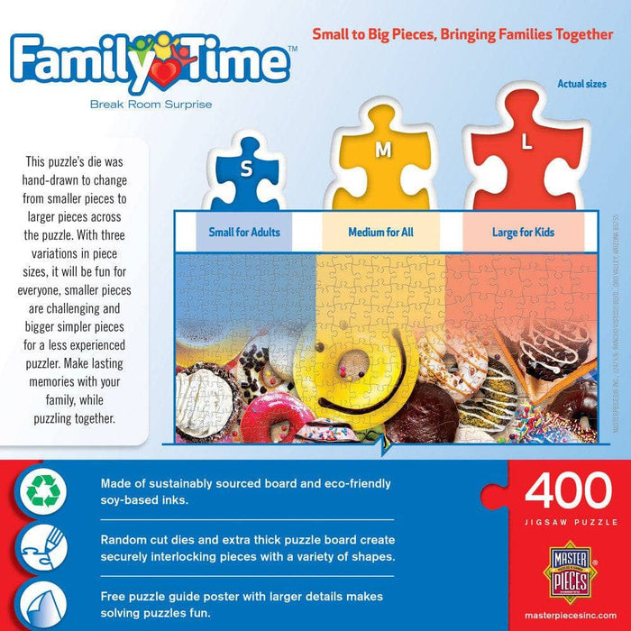 Family Time - Break Room Surprise 400 Piece Jigsaw Puzzle - for just $14.99! 