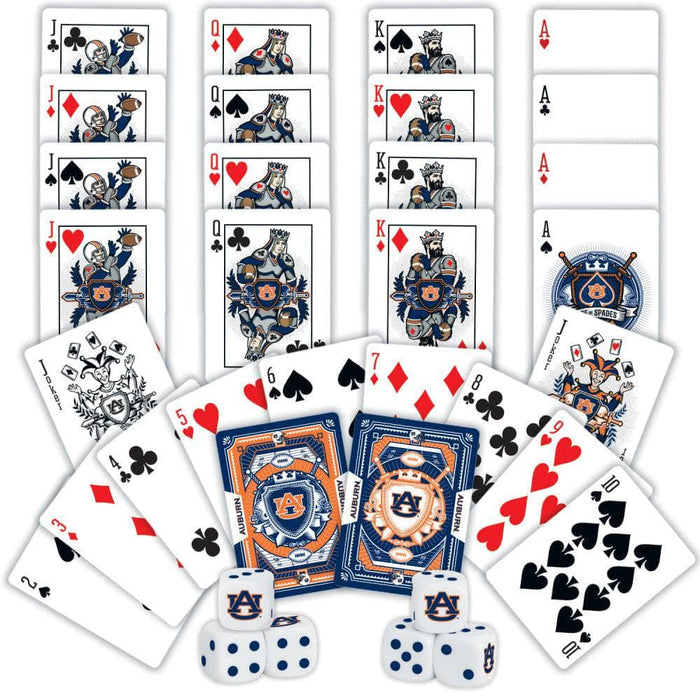 Auburn Tigers - 2-Pack Playing Cards & Dice Set - for just $19.99! 