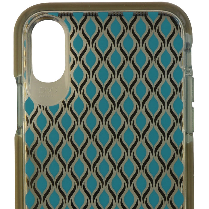 ZAGG Victoria Hybrid Hard Case Cover for iPhone X 10 - Teal/Silver Pattern - Just $9.95! Shop now at Retro Gaming of Denver