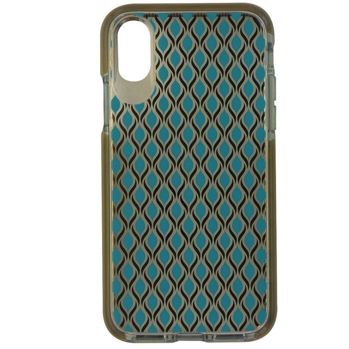 ZAGG Victoria Hybrid Hard Case Cover for iPhone X 10 - Teal/Silver Pattern - Just $9.95! Shop now at Retro Gaming of Denver