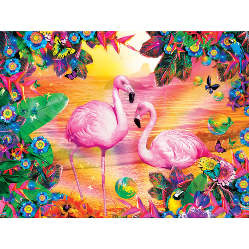 Tropics - Pretty in Pink 300 Piece EZ Grip Jigsaw Puzzle - Premium 300 Piece - Just $14.99! Shop now at Retro Gaming of Denver