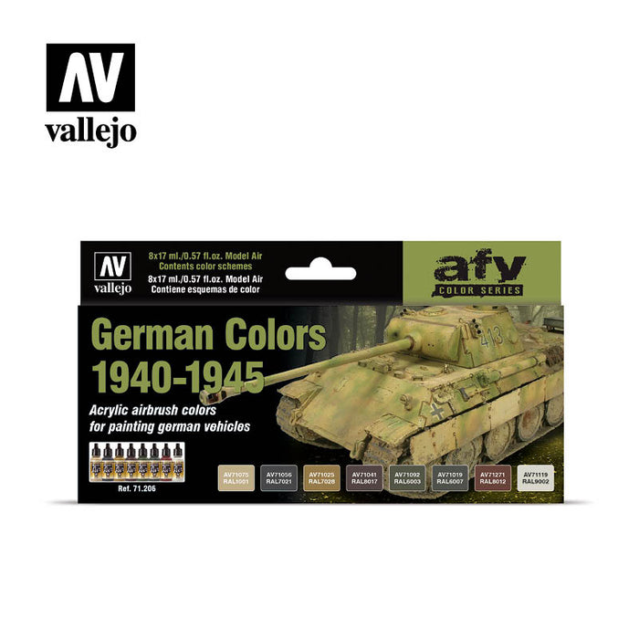Model Air Set: German Colors 1940-1945 (8 -17ml bottles) - for just $28.95! 