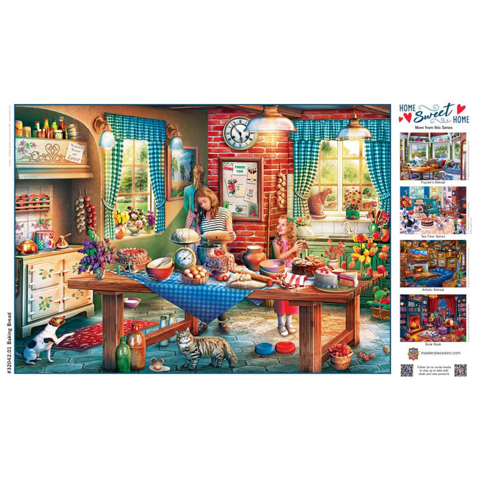 Home Sweet Home - Baking Bread 500 Piece Jigsaw Puzzle - for just $14.99! 