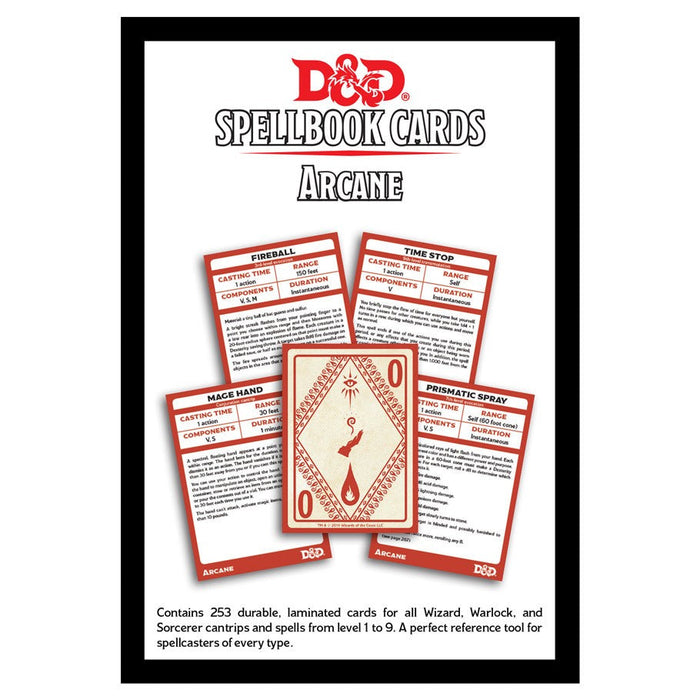 D&D Spellbook Cards: Arcane Deck - for just $22.99! 