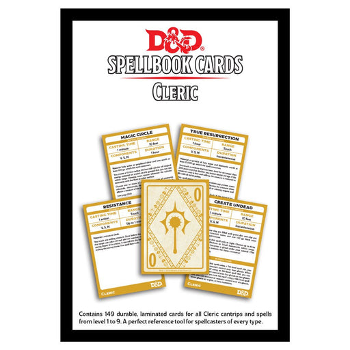 D&D Spellbook Cards: Cleric Deck - for just $19.99! 