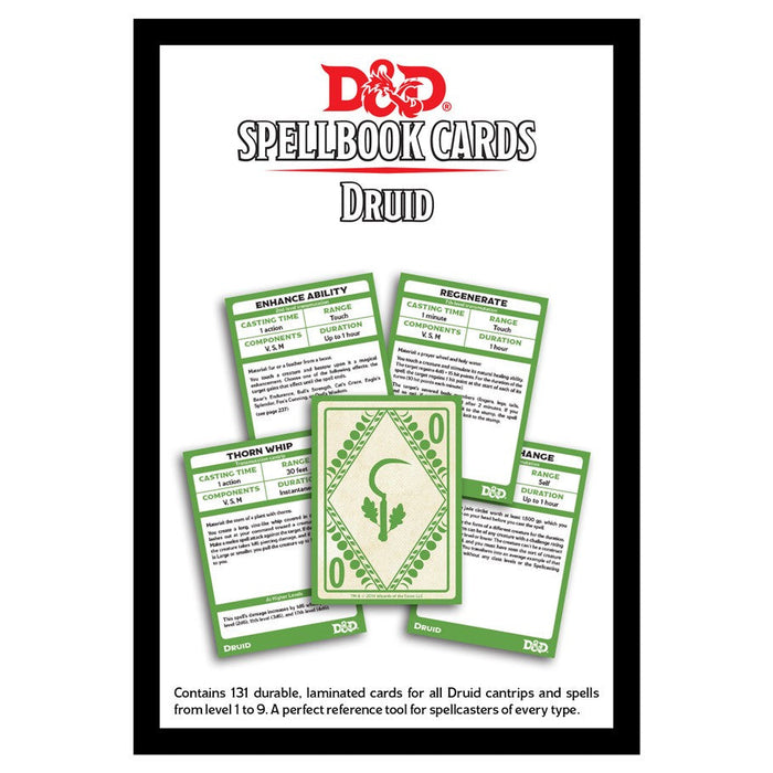 D&D Spellbook Cards: Druid Deck - for just $16.99! 