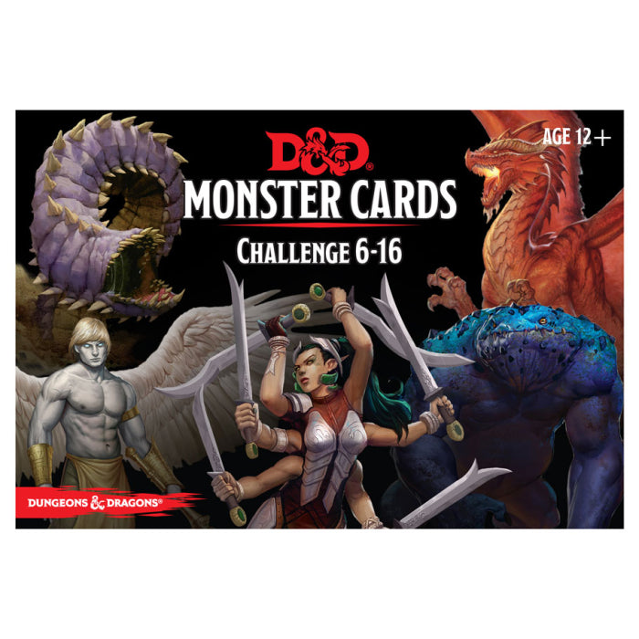 D&D: Monster Cards - Challenge 6-16 - for just $15.99! 