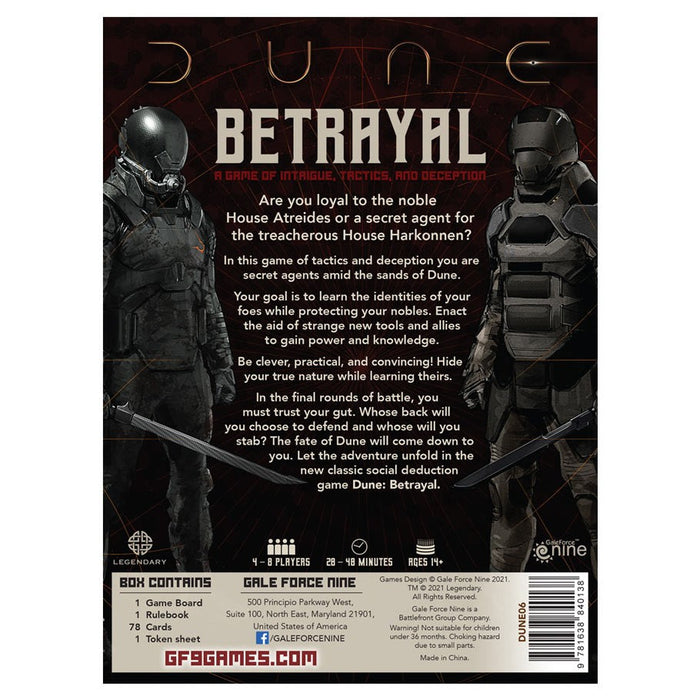 Dune: Betrayal - for just $29.99! 
