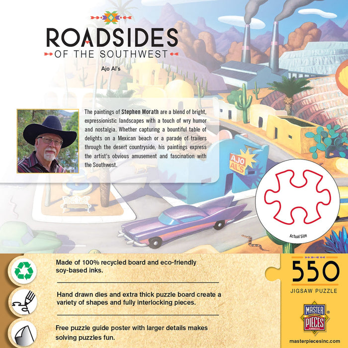 Roadsides of the Southwest - Ajo Al's 550 Piece Jigsaw Puzzle - Just $14.99! Shop now at Retro Gaming of Denver