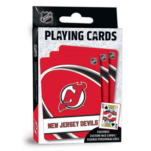 New Jersey Devils Playing Cards - 54 Card Deck - Premium Dice & Cards Sets - Just $6.99! Shop now at Retro Gaming of Denver