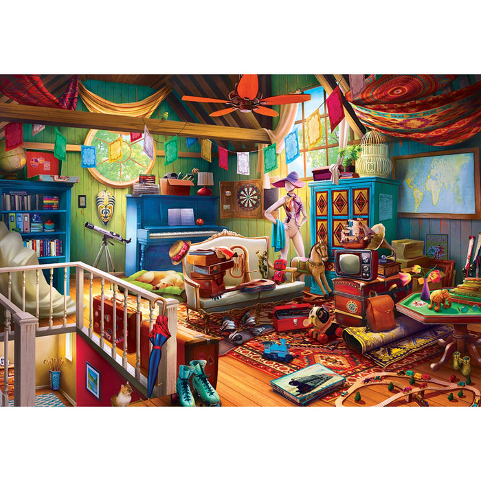 EZ Grip - Attic Treasures 1000 Piece Jigsaw Puzzle - Just $19.99! Shop now at Retro Gaming of Denver