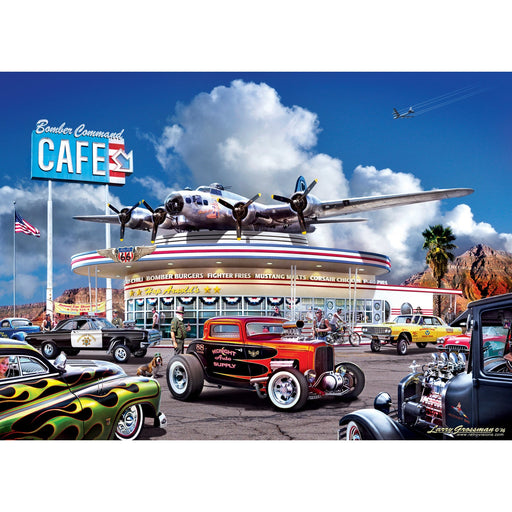 Cruisin' Route 66 - Bomber Command Cafe 1000 Piece Jigsaw Puzzle - Just $16.99! Shop now at Retro Gaming of Denver