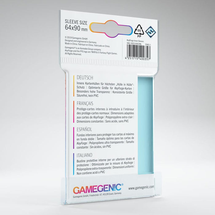 Gamegenic Keyforge Inner Sleeves - for just $1.49! 