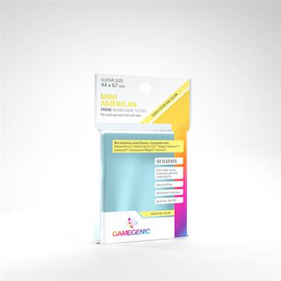 Gamegenic Prime Sleeves: Mini-American (44 x 67 mm) - for just $3.49! 