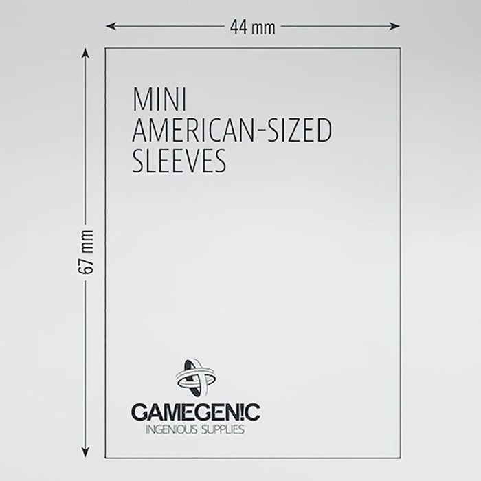 Gamegenic Prime Sleeves: Mini-American (44 x 67 mm) - for just $3.49! 