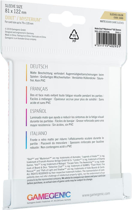 Gamegenic Matte Sleeves: Dixit (81 x 122 mm) - for just $5.99! 
