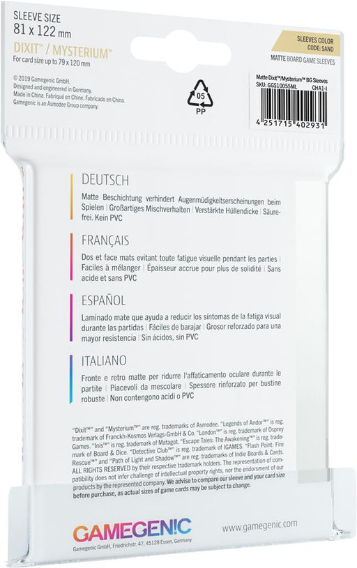 Gamegenic Matte Sleeves: Dixit (81 x 122 mm) - for just $5.99! 