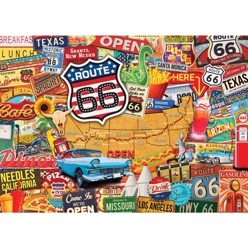 Greetings From Route 66 - 500 Piece Jigsaw Puzzle - for just $14.99! 