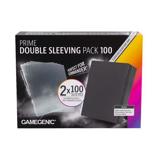 Gamegenic Prime Double Sleeving Pack 100 - for just $9.99! 