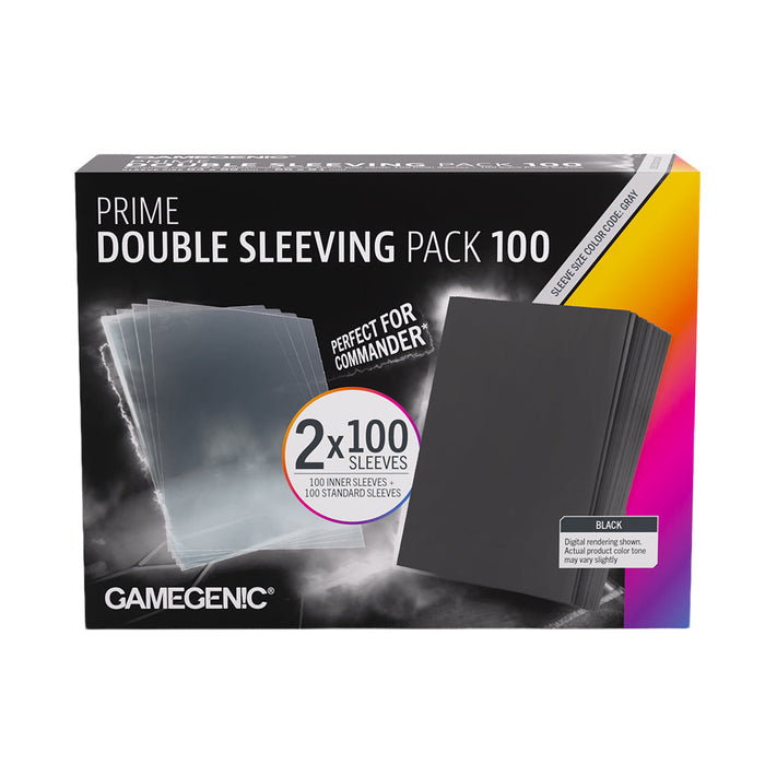 Gamegenic Prime Double Sleeving Pack 100 - for just $9.99! 