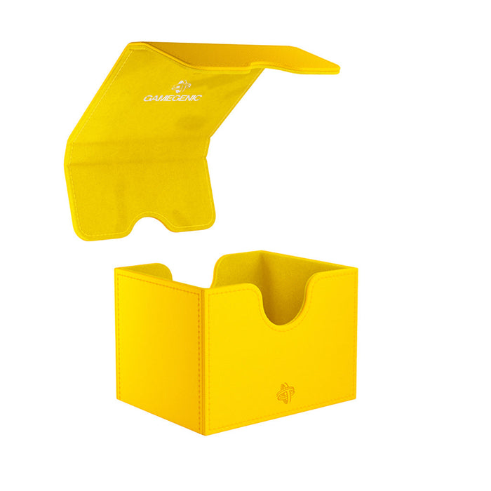 GameGenic Sidekick 100+ Card Convertible Deck Box - XL Yellow - Premium Accessories - Just $21.99! Shop now at Retro Gaming of Denver