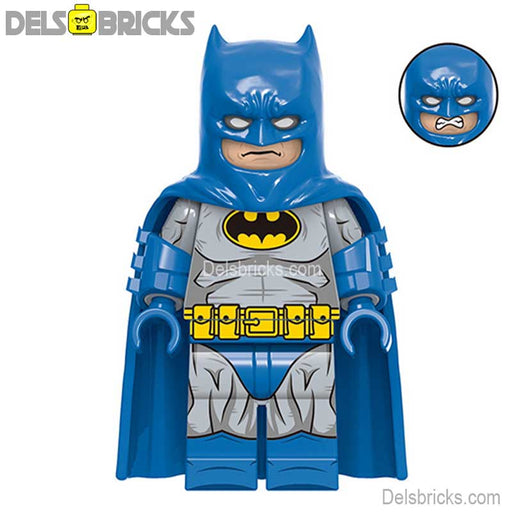 Comic Book Batman Blue/Gray Suit Design Lego Batman Minifigures - Premium Minifigures - Just $3.99! Shop now at Retro Gaming of Denver