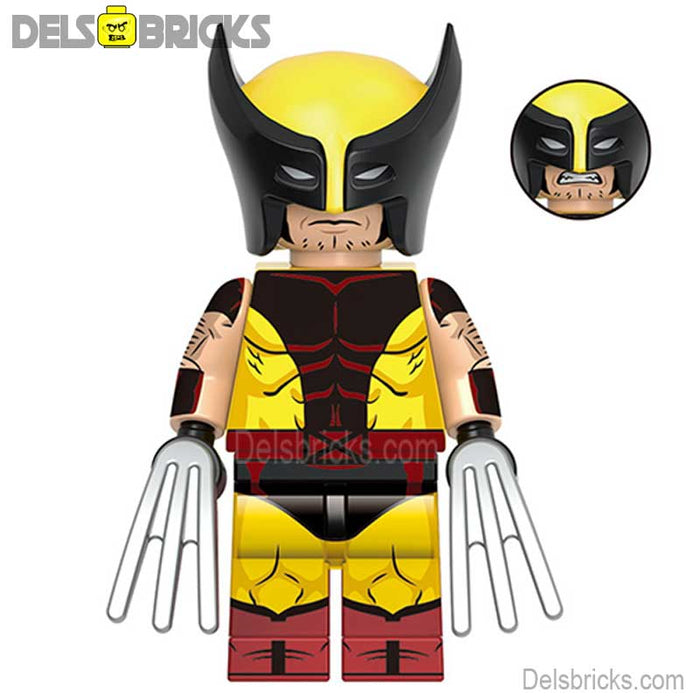 Wolverine Yellow & red Suit X-Men Lego Marvel Minifigures custom toys (Lego-Compatible Minifigures) - Just $3.99! Shop now at Retro Gaming of Denver