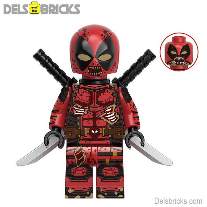 Zombie Deadpool marvel Lego Minifigures Custom Toys - Just $4.50! Shop now at Retro Gaming of Denver