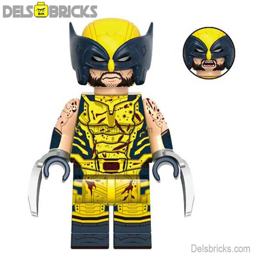 Battle damaged Wolverine from Deadpool & Wolverine Movie Lego Minifigures Custom Toys - Just $4! Shop now at Retro Gaming of Denver