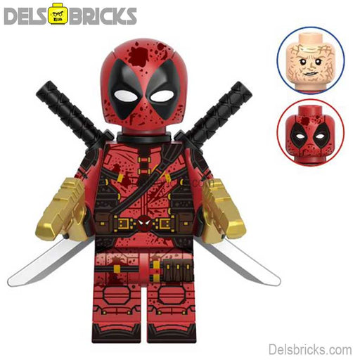 Bloody deadpool from Deadpool & Wolverine Movie Lego Minifigures Custom Toys - Just $4.50! Shop now at Retro Gaming of Denver