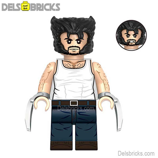 Wolverine Logan from X-Men & Deadpool Lego Minifigures Custom Toys - Just $4.50! Shop now at Retro Gaming of Denver