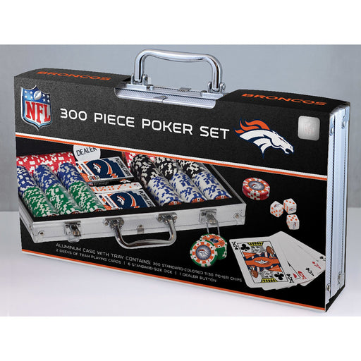 Denver Broncos 300 Piece Poker Set - Just $124.99! Shop now at Retro Gaming of Denver