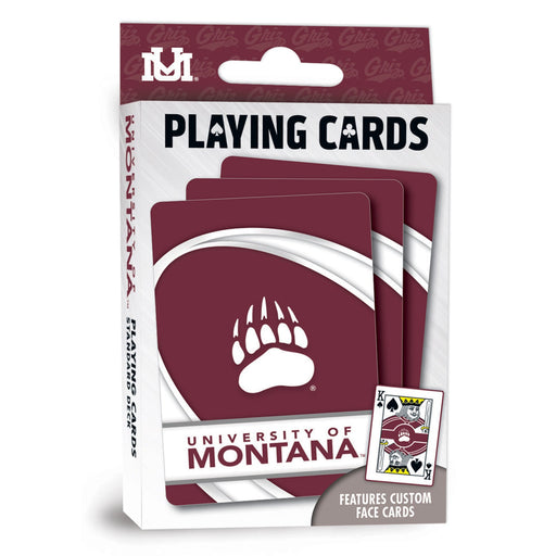 Montana Grizzlies Playing Cards - 54 Card Deck - Just $6.99! Shop now at Retro Gaming of Denver