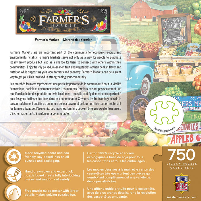 Farmer's Market - Locally Grown 750 Piece Jigsaw Puzzle - Just $14.99! Shop now at Retro Gaming of Denver