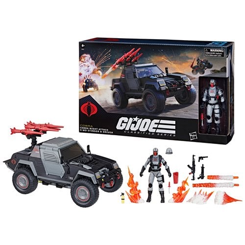 G.I. Joe Classified Series Cobra Night Attack 4-WD Stinger 6-Inch Scale Vehicle with Driver Action Figure - for just $144.67! 
