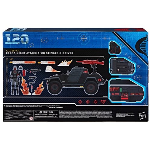 G.I. Joe Classified Series Cobra Night Attack 4-WD Stinger 6-Inch Scale Vehicle with Driver Action Figure - for just $144.67! 