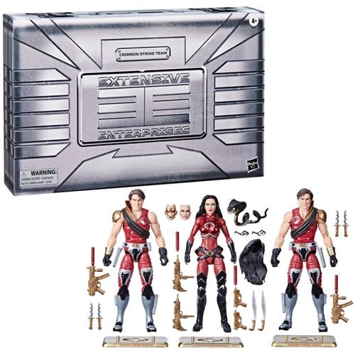 G.I. Joe Classified Series Crimson Strike Team Baroness, Tomax & Xamot 6-Inch Action Figures - for just $96.67! 
